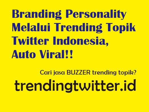 branding personality melalui trending topik twitter