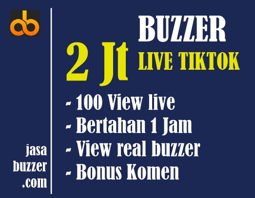 jasa buzzer live tiktok